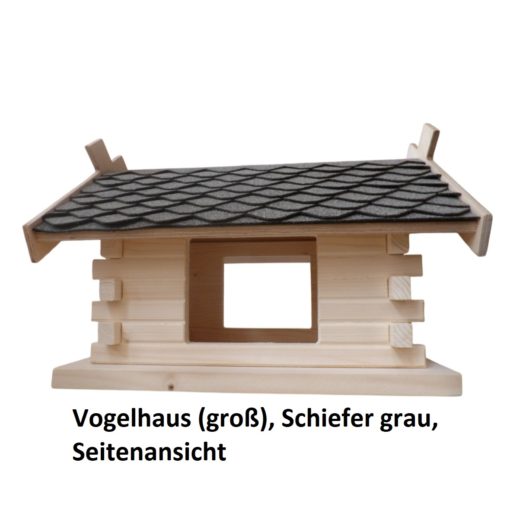 23.230-01 Vogelhaus (groß), Schiefer grau - 7
